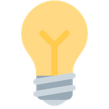 light-bulb Emoji twitter
