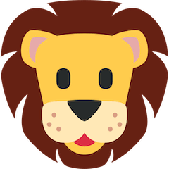 Muso di leone Emoji Twitter