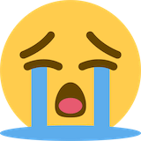 loudly-crying-face Emoji twitter