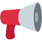 loudspeaker Emoji twitter