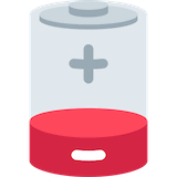 low-battery Emoji twitter