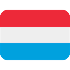 Bandera de Luxemburgo Emoji Twitter