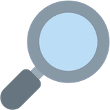 magnifying-glass-tilted-right Emoji twitter