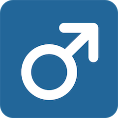 Símbolo De Masculino Emoji Twitter