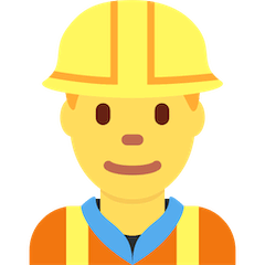 👷‍♂️ Trabalhador da construção civil Emoji nos Twitter