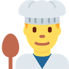 Chef uomo Emoji Twitter