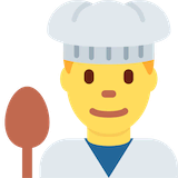 man-cook Emoji twitter