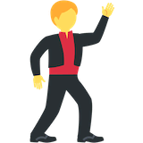 man-dancing Emoji twitter