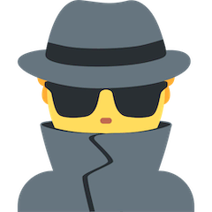 Man Detective Emoji on Twitter