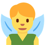 man-fairy Emoji twitter