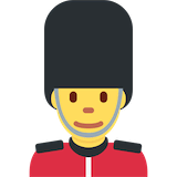 man-guard Emoji twitter