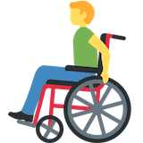 man-in-manual-wheelchair Emoji twitter