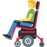 man-in-motorized-wheelchair Emoji twitter