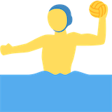 man-playing-water-polo Emoji twitter