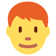 👨‍🦰 Uomo con capelli rossi Emoji su Twitter