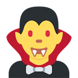 man-vampire Emoji twitter