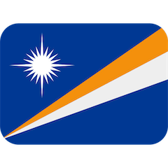 Bandeira das Ilhas Marshall Emoji Twitter