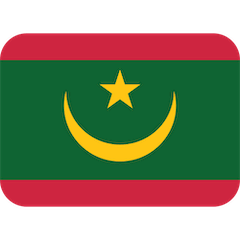 🇲🇷 Bandeira da Mauritânia Emoji nos Twitter
