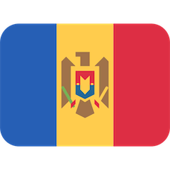 Флаг Молдовы Эмодзи в Twitter