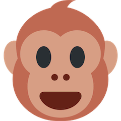 Muso di scimmia Emoji Twitter