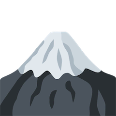 Гора Фудзияма Эмодзи в Twitter