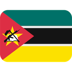 Flagge von Mosambik Emoji Twitter