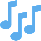 musical-notes Emoji twitter