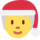 mx-claus Emoji twitter