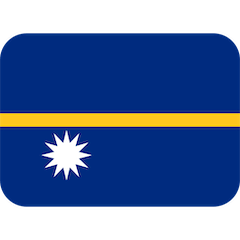 🇳🇷 Bandera de Nauru Emoji en Twitter