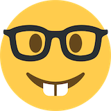 nerd-face Emoji twitter