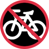 no-bicycles Emoji twitter