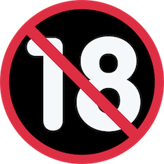 🔞 No One Under Eighteen Emoji on Twitter