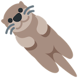 otter Emoji twitter