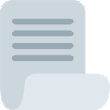 page-with-curl Emoji twitter