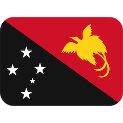 Флаг Папуа — Новой Гвинеи Эмодзи в Twitter