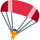 parachute Emoji twitter