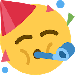 🥳 Faccina che festeggia Emoji su Twitter