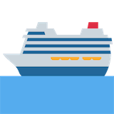 passenger-ship Emoji twitter