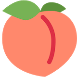 peach Emoji twitter