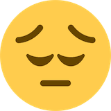 pensive-face Emoji twitter