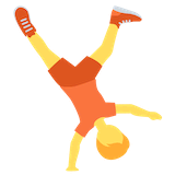 person-cartwheeling Emoji twitter