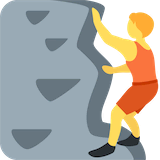 person-climbing Emoji twitter
