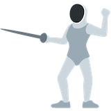 person-fencing Emoji twitter