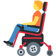 🧑‍🦼 Человек в моторизованном кресле-коляске Эмодзи в Twitter