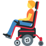 person-in-motorized-wheelchair Emoji twitter