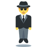 person-in-suit-levitating Emoji twitter