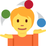 person-juggling Emoji twitter