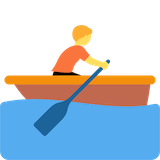 person-rowing-boat Emoji twitter