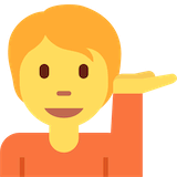 person-tipping-hand Emoji twitter
