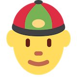 person-with-skullcap Emoji twitter